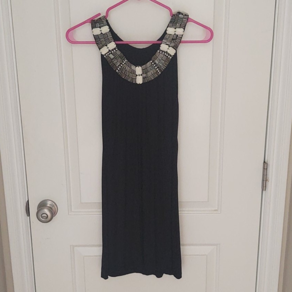 Black Beaded Top